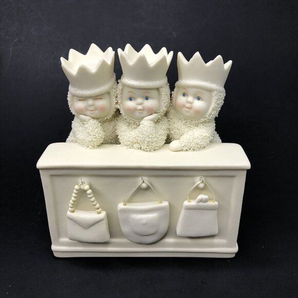 Retire Dept 56 Snowbabies Party Princesses Figurine 4019969 Christmas Gift Decor - Picture 1 of 10